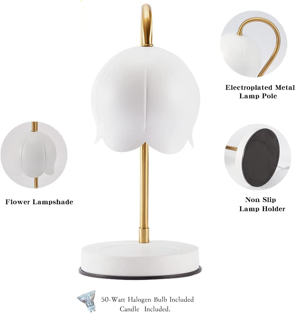 Candle Warmer Lamp Dimmable Electric Candle Wax Melter Lamp White