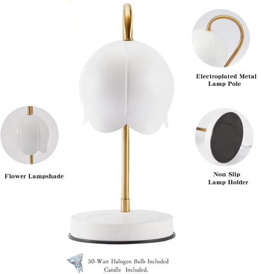 Candle Warmer Lamp Dimmable Electric Candle Wax Melter Lamp White