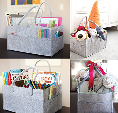 Baby Nappy Caddy Organizer - Pink