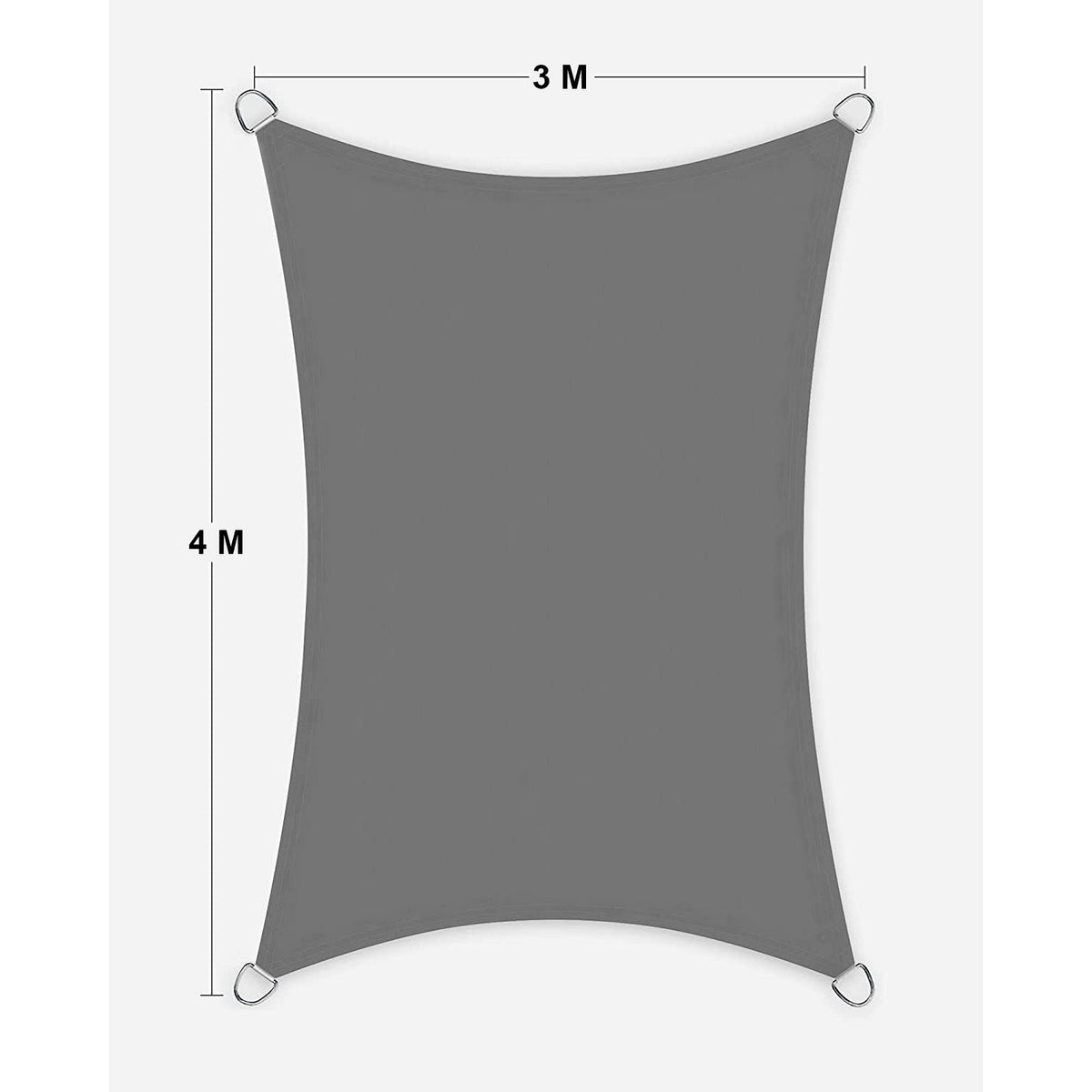 WaterProof Sun Shade Sail 3 x 4 M