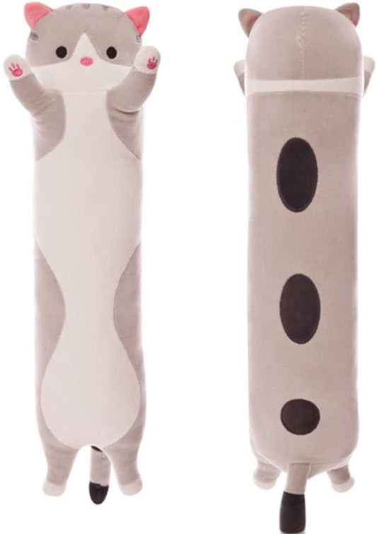 Cute Plush Cat Doll Soft Toy 110cm Gray