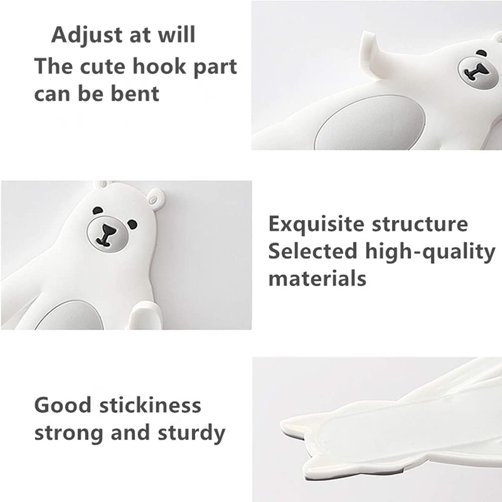 Wall Mounted Hanger Hooks Key Holder Hooks 4PCS