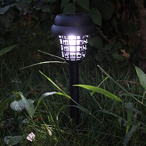Solar Powered Garden Lawn LED Mosquito Killer Light - 2 pack