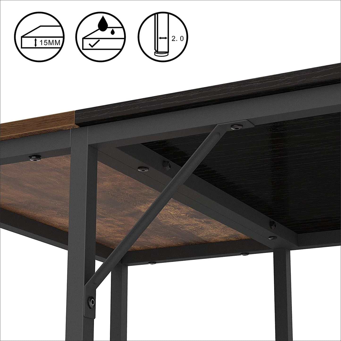 High Quality Computer Desk Computer Desk Steel Frame Desk 120cm