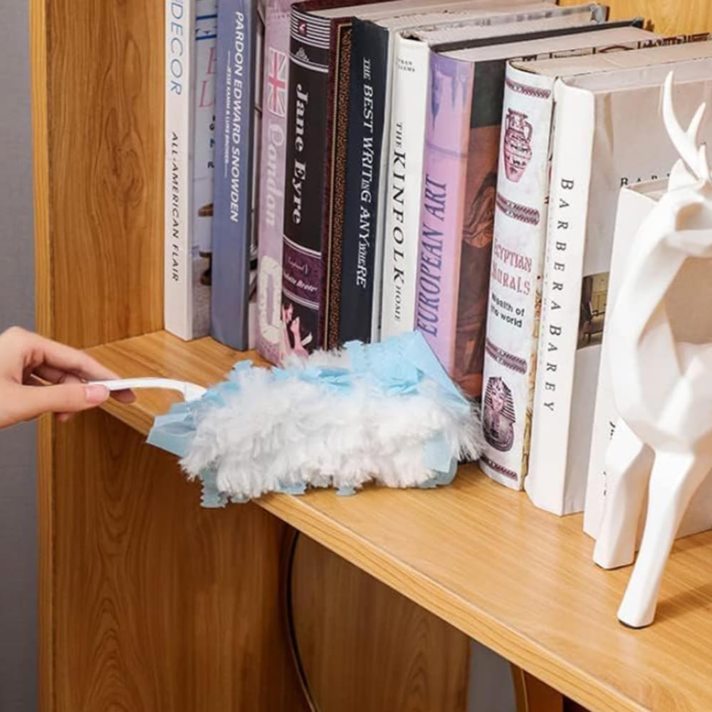 40Pcs Cleaning Wiper Dust Wiper With Handles Disposable Duster Refills