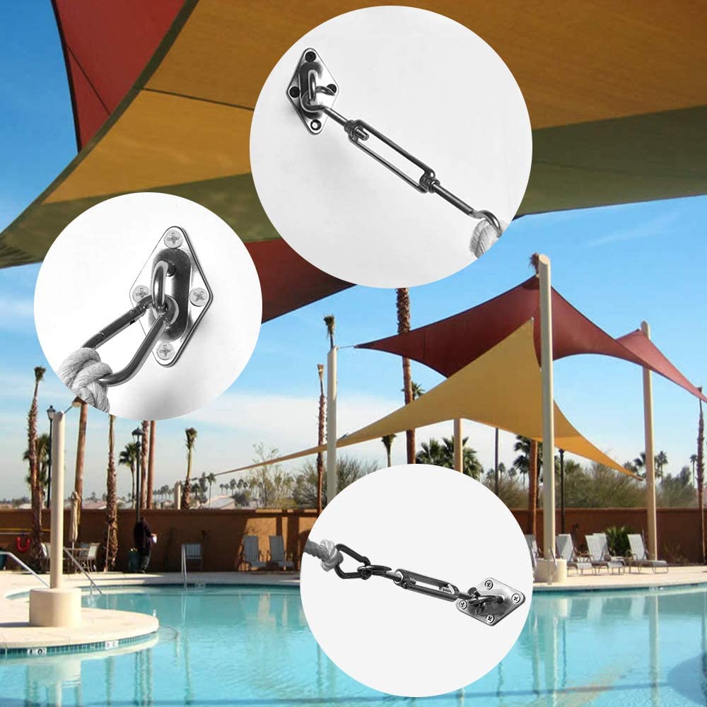 Sun Shade Sail Hardware Kit Set