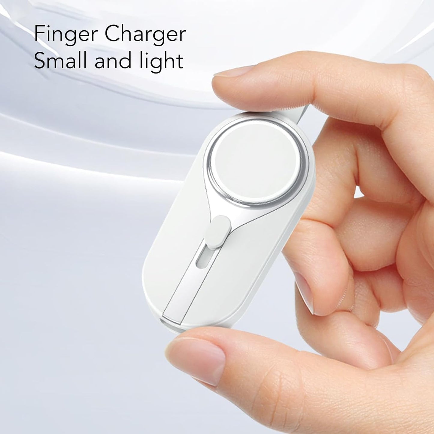 2000mAh Mini Emergency Power Bank Keychain Charger Type-C