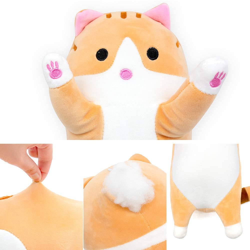 Cute Plush Cat Doll Soft Toy 110cm Brown