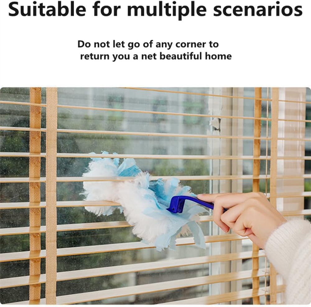 40Pcs Cleaning Wiper Dust Wiper With Handles Disposable Duster Refills