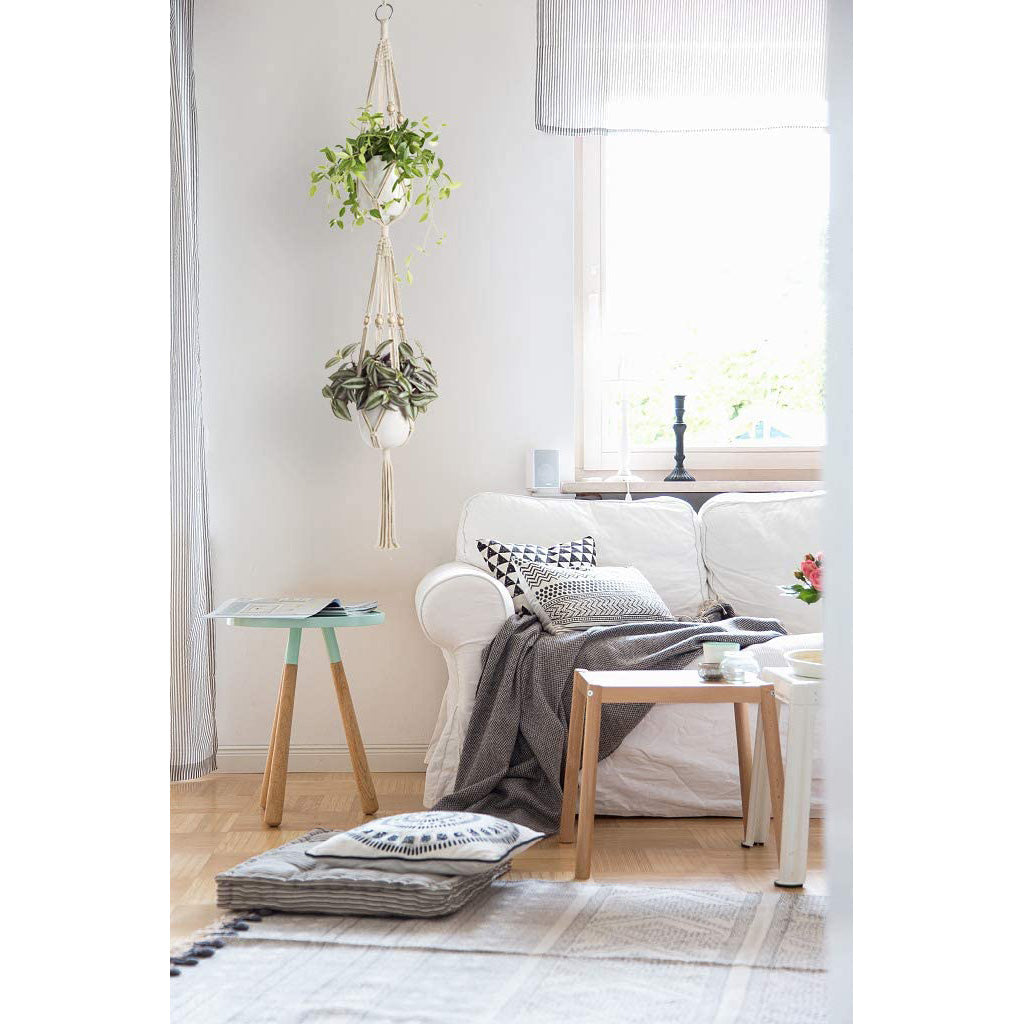 2 x Double Plant pot hanging rope