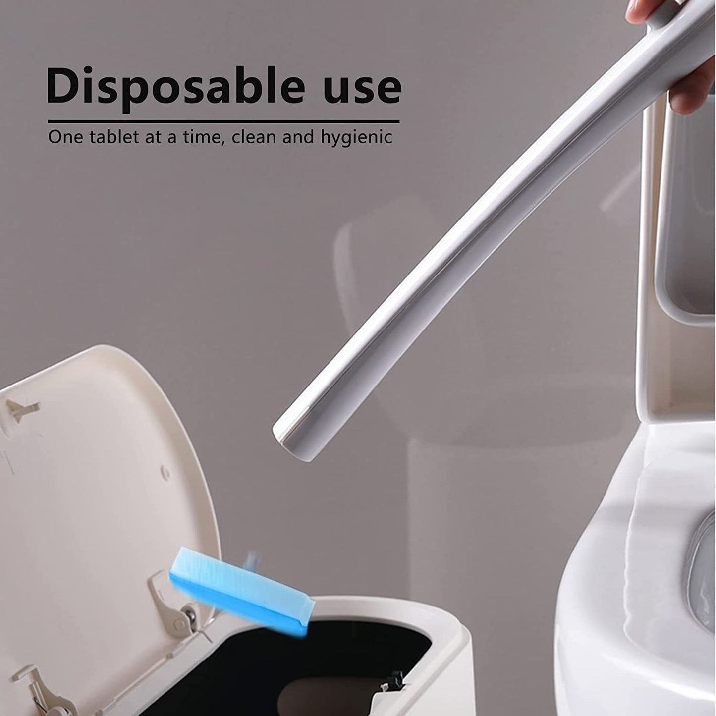 32Pcs Toilet Brush Wand Refills