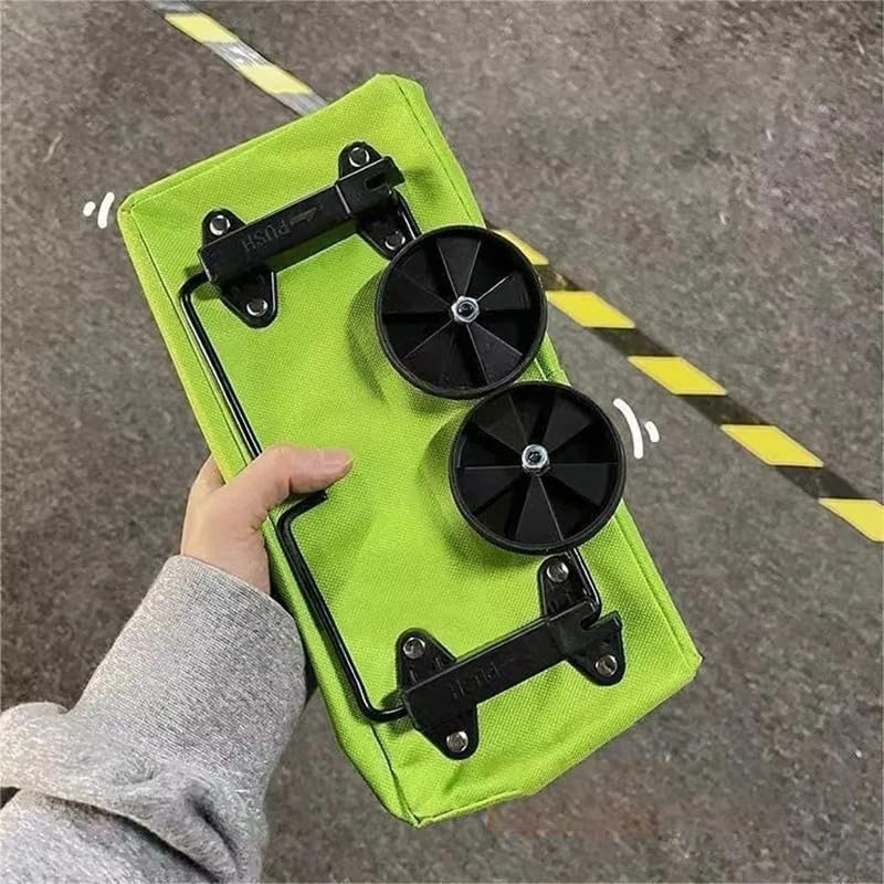 Foldable Shopping Cart Green