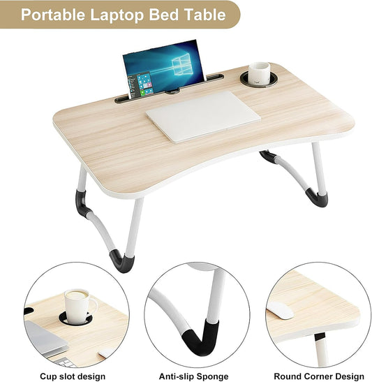 Laptop Bed Table with Drawer