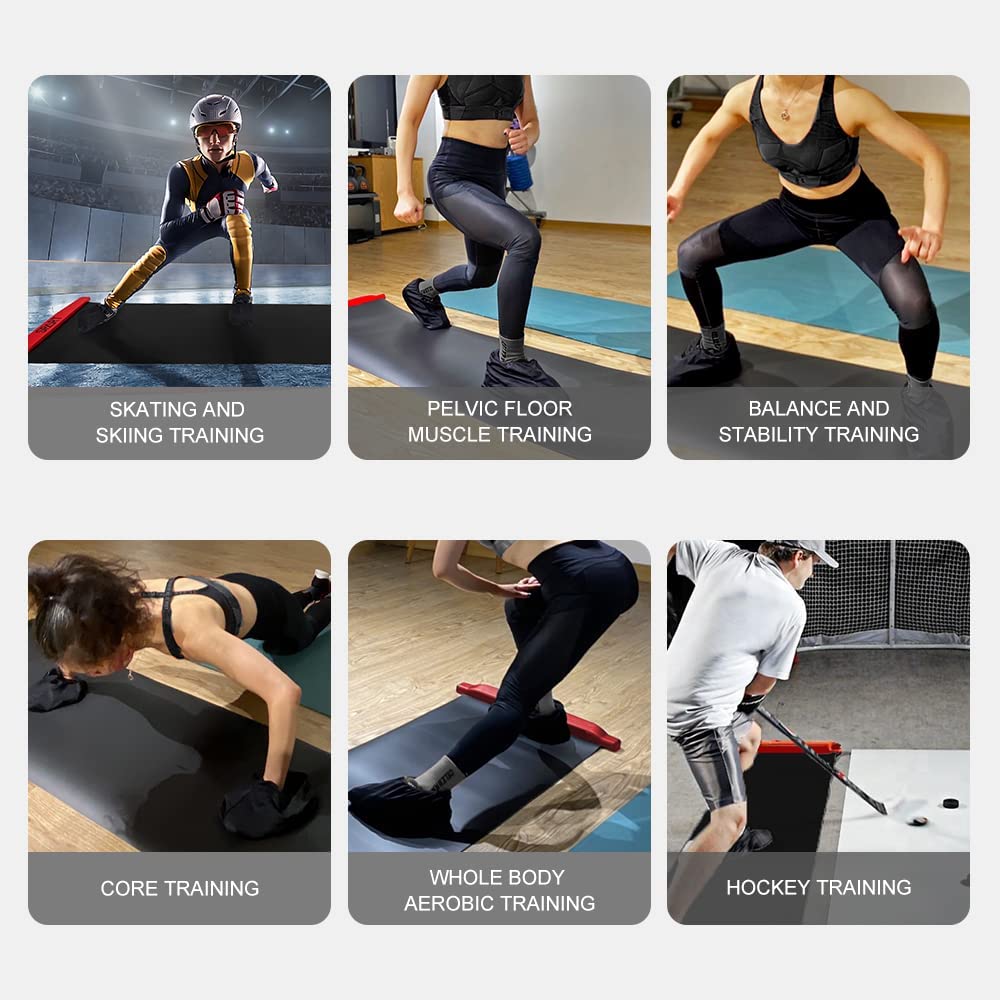 180cm Slide Board Silky Skating Balance Training Mat - 180*50 cm