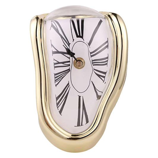 Melting Clock Salvador Dali Watch Melted Clock Gold