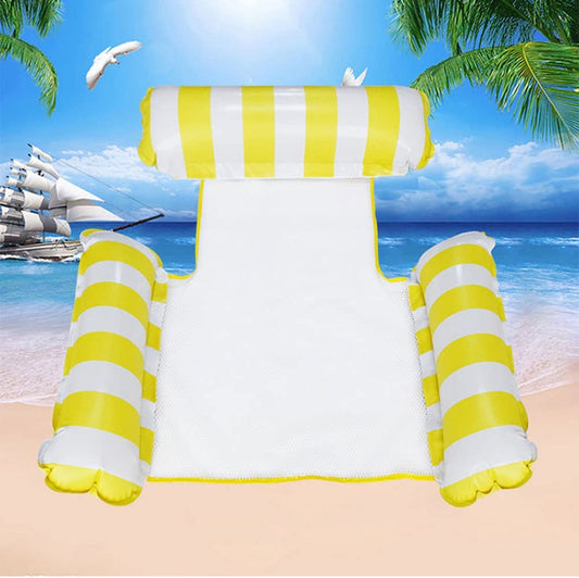 Inflatable Pool Chair Head Rest-Yellow