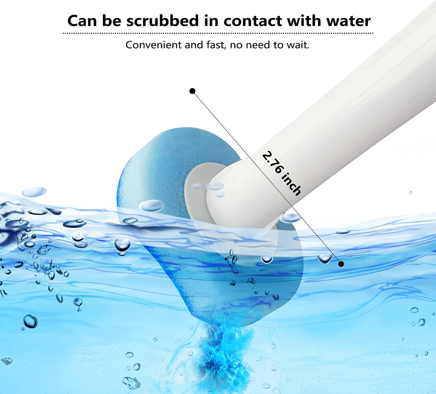 32Pcs Toilet Brush Wand Refills