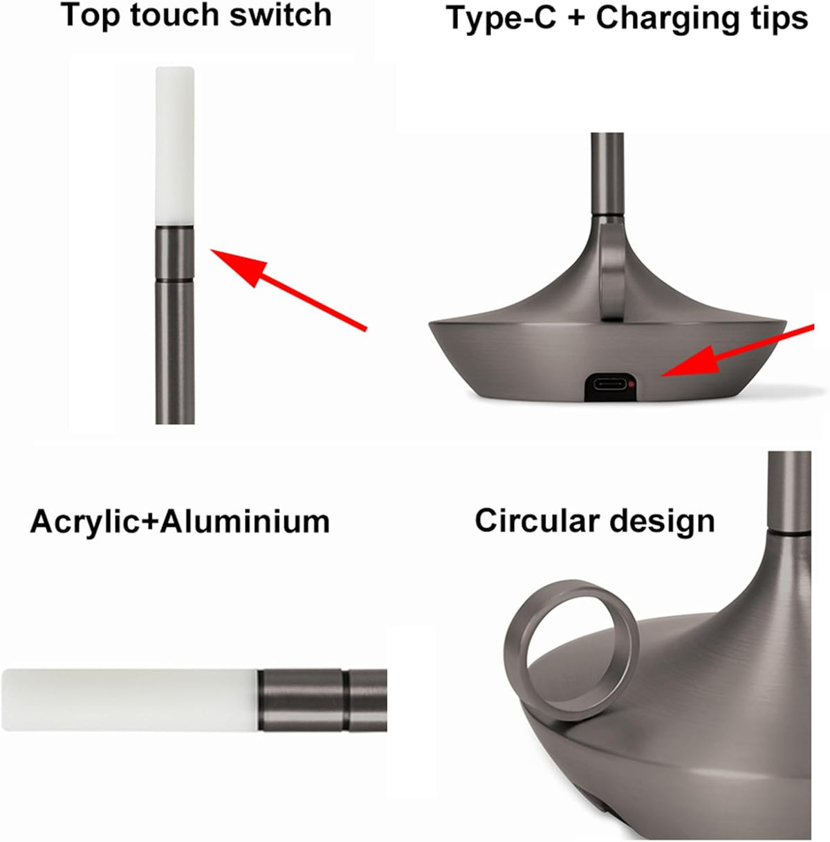 LED Wick Table Lamp LED Wick Table Lamp