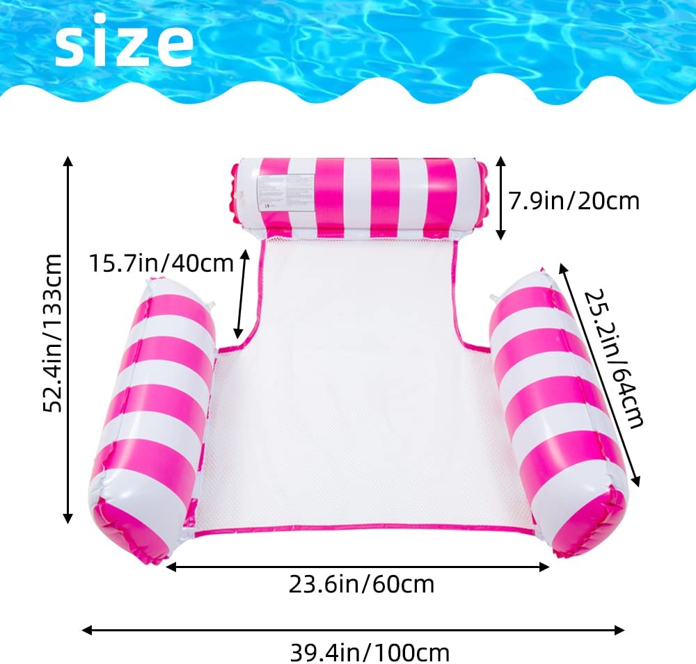 Inflatable Pool Chair Head Rest-Purple