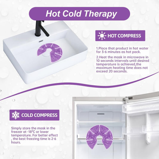 Hot Cold Breast Gel Bead Ice Packs Breast Pads Relief for Breastfeeding