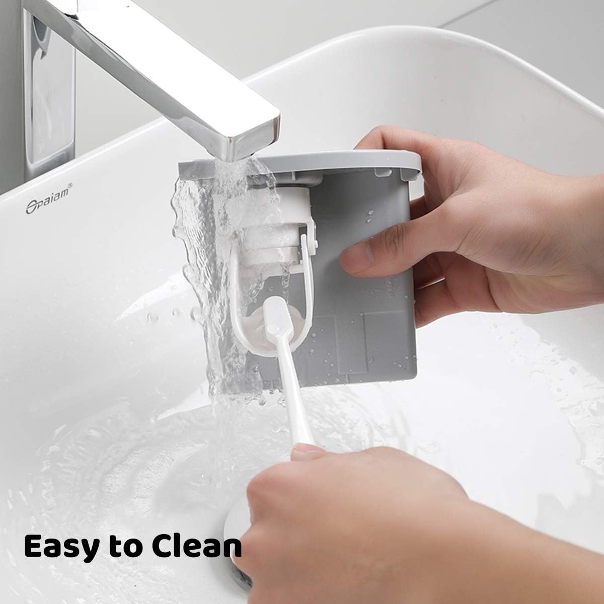 Toothbrush Holder Rack Bathroom Storage Organiser 2 Cups