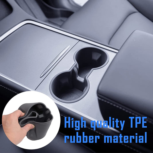 2021-2024 Tesla Model Y Model 3 Center Console Cup Holder Insert