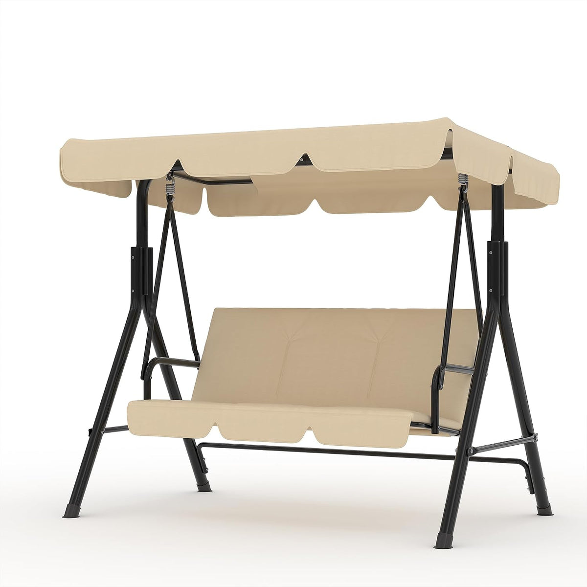 Outdoor Three-Seater Swing Chair - Sand