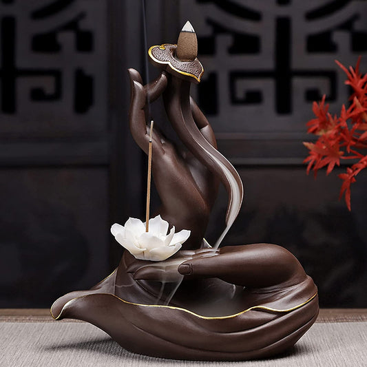 Backflow Incense Burner Hand Ruyi