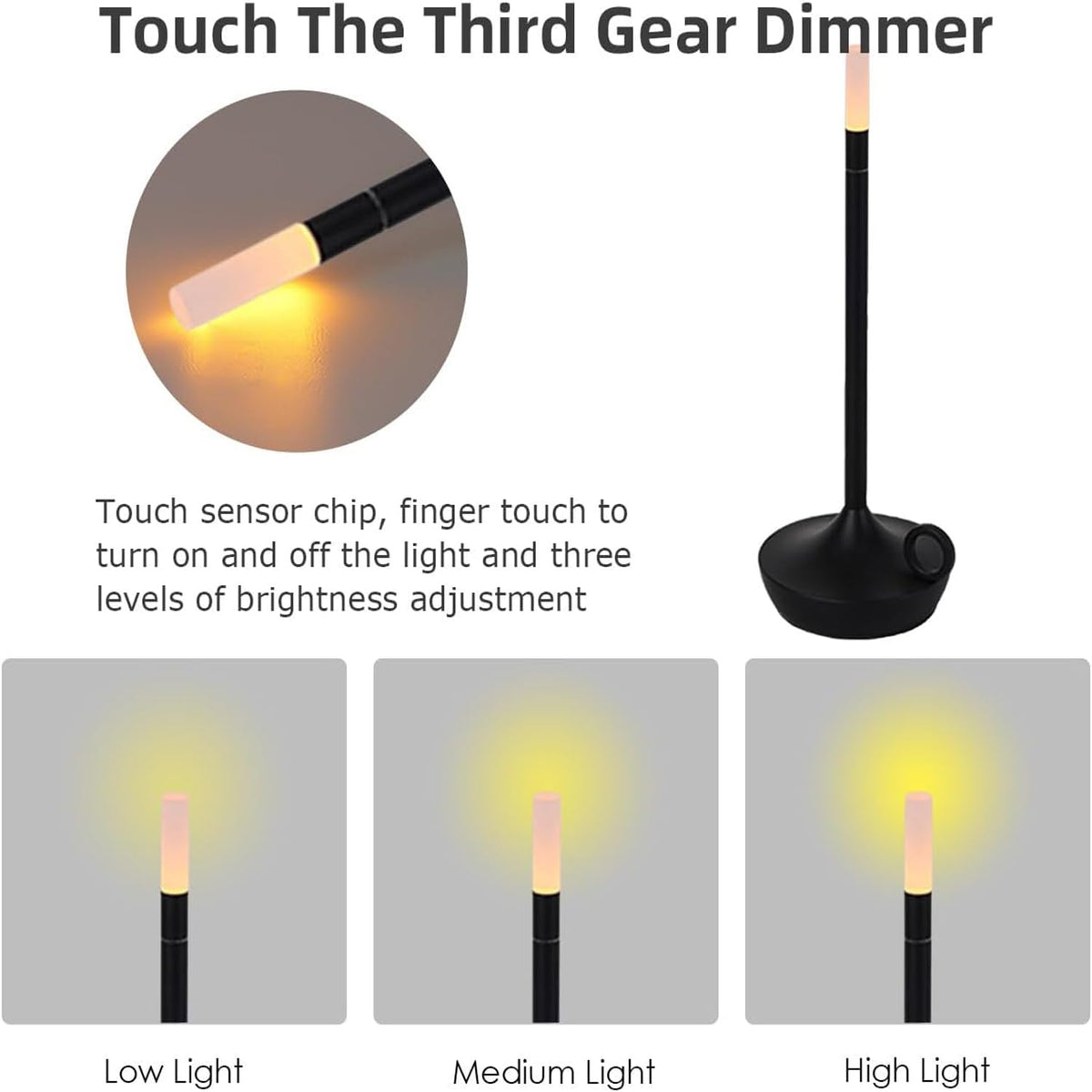 LED Wick Table Lamp LED Wick Table Lamp