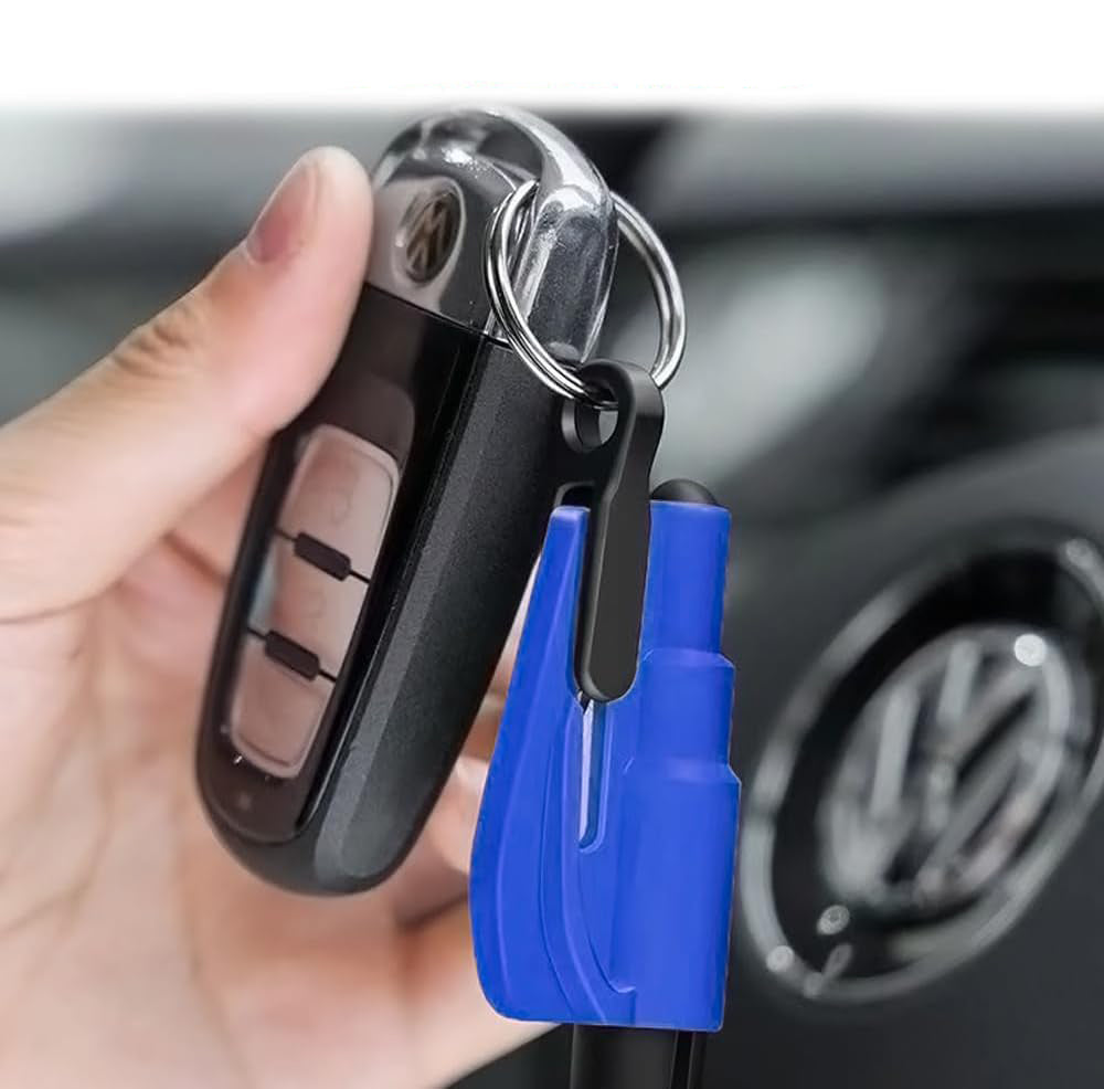 3 Pack 2-in-1 Car Emergency Escape Tool with Seatbelt Cutter Window Breaker Survival Whistle Glass Breaker