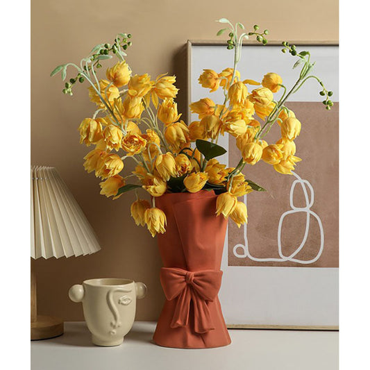 Vase Morandi Bow Tie Vase Red