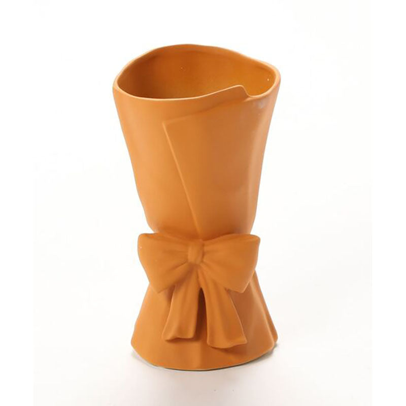 Vase Morandi Bow Tie Vase Orange