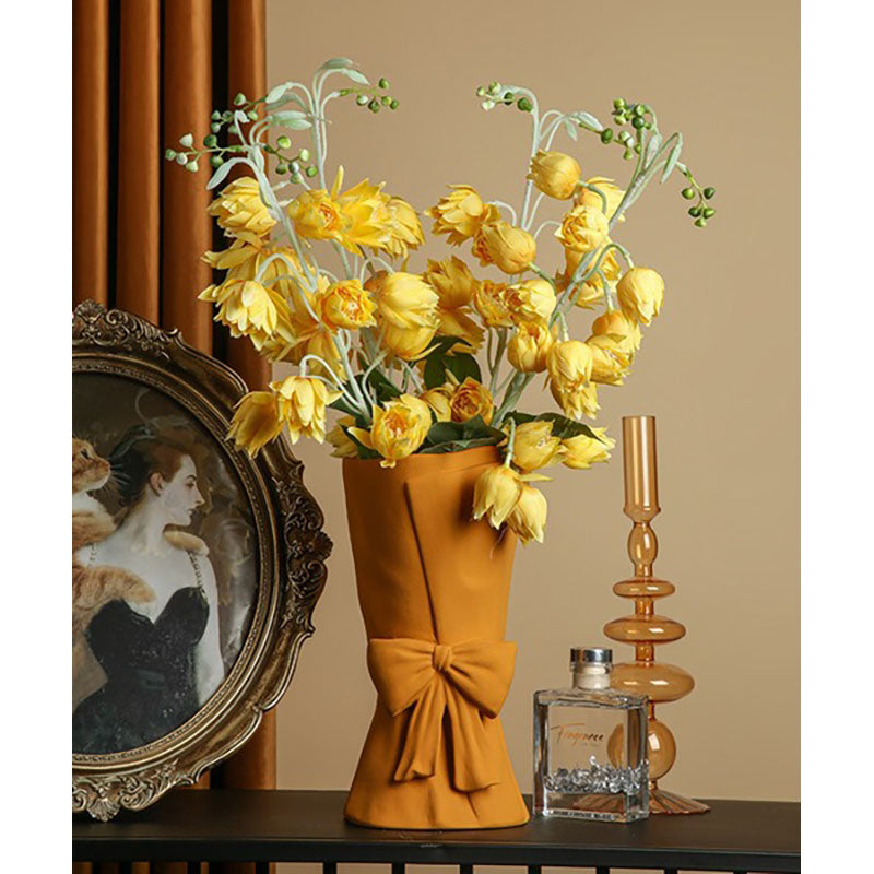 Vase Morandi Bow Tie Vase Orange