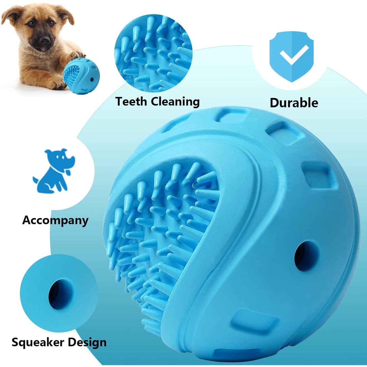Dog Chew Toy Teeth Cleaning Ball