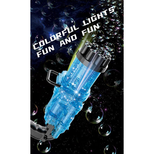 Automatic Bubble Machine with Light Bubble Guns Automatic Bubble Gun Toy