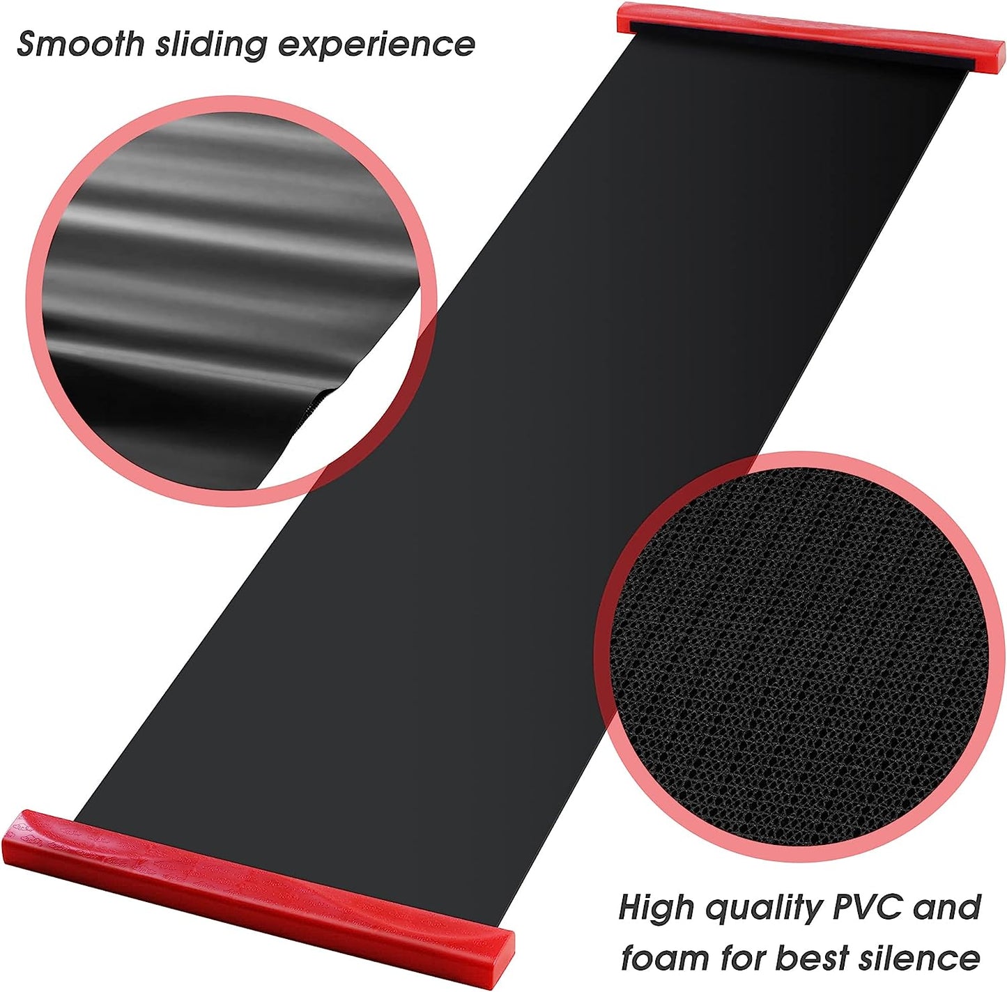 180cm Slide Board Silky Skating Balance Training Mat - 180*50 cm