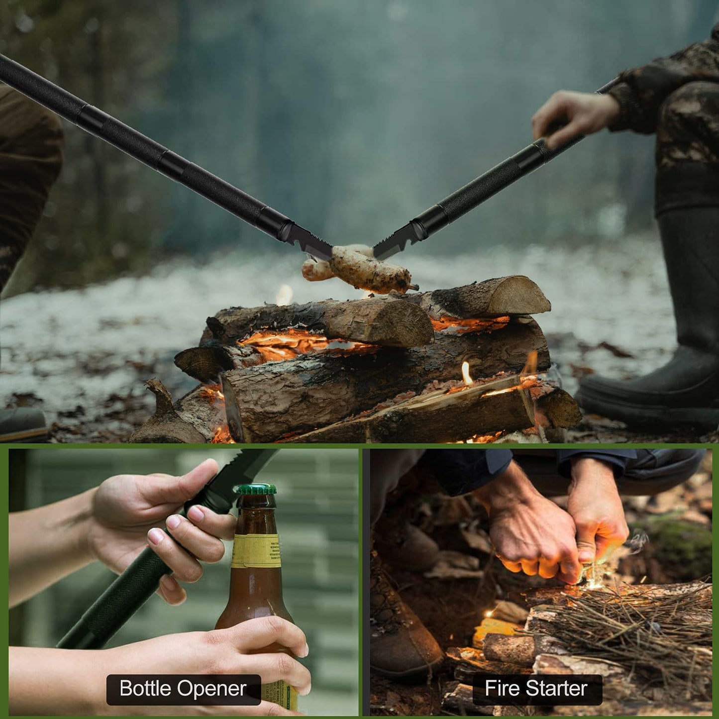 Multi Tool Tactical Shovel Tools Emergency Survival Kit