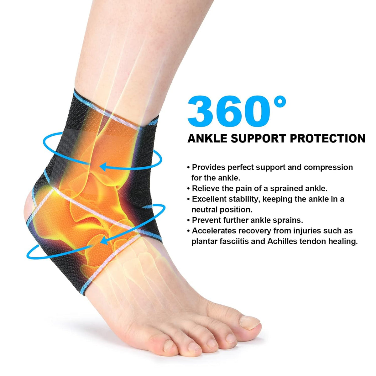 Ankle Brace Adjustable Ankle Support L