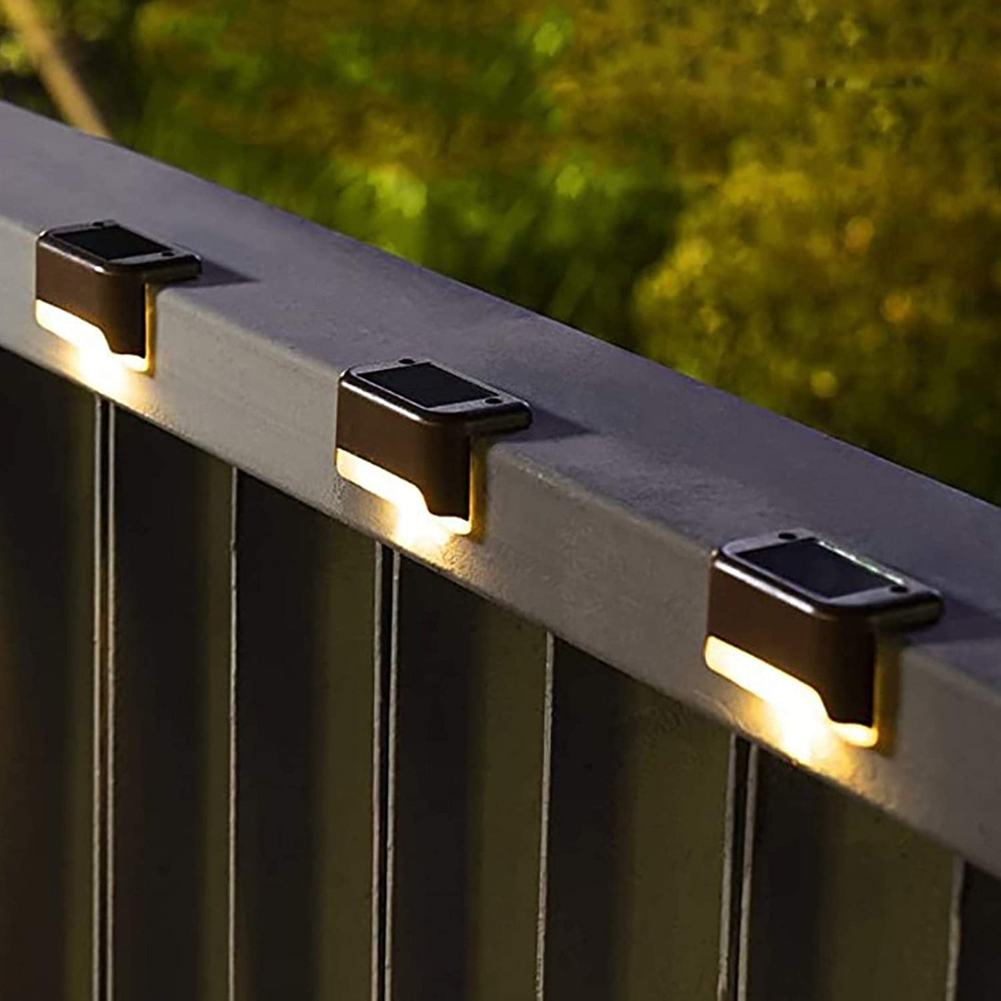 Solar Fence Lights - 1led warm (4pc)