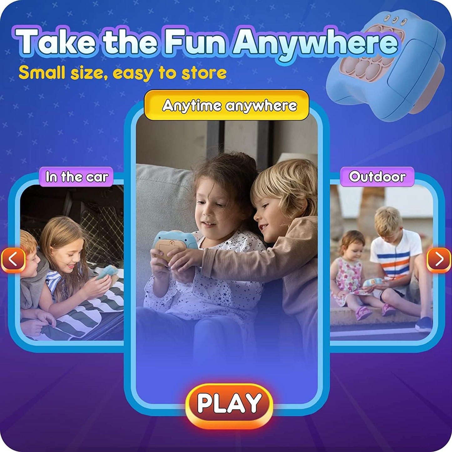 Pop Quick Push Bubble Fidget Toys Pink Quick Popit Push Bubble Game Pop It