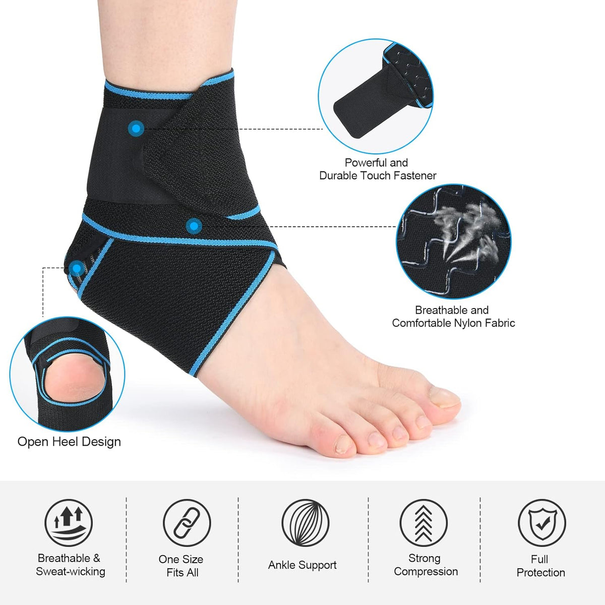Ankle Brace Adjustable Ankle Support L