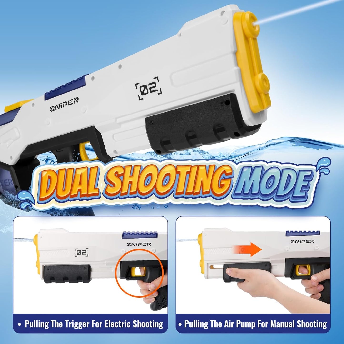 All-in-one High-pressure Electric Water Gun Toy