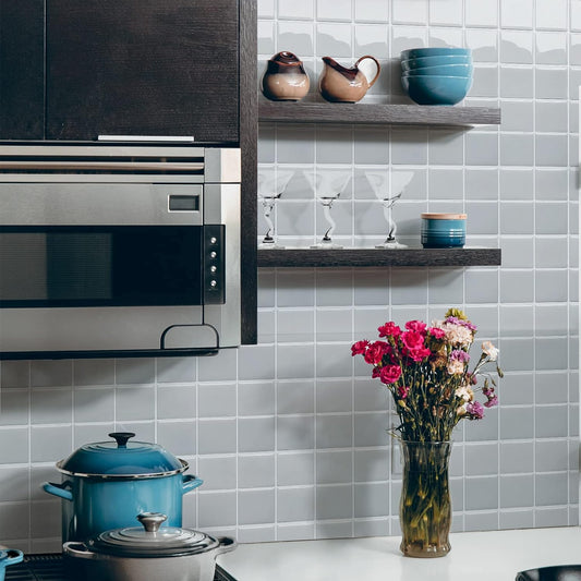 5 Pcs Self-Adhesive 3D Tiles - Mosaic Gray