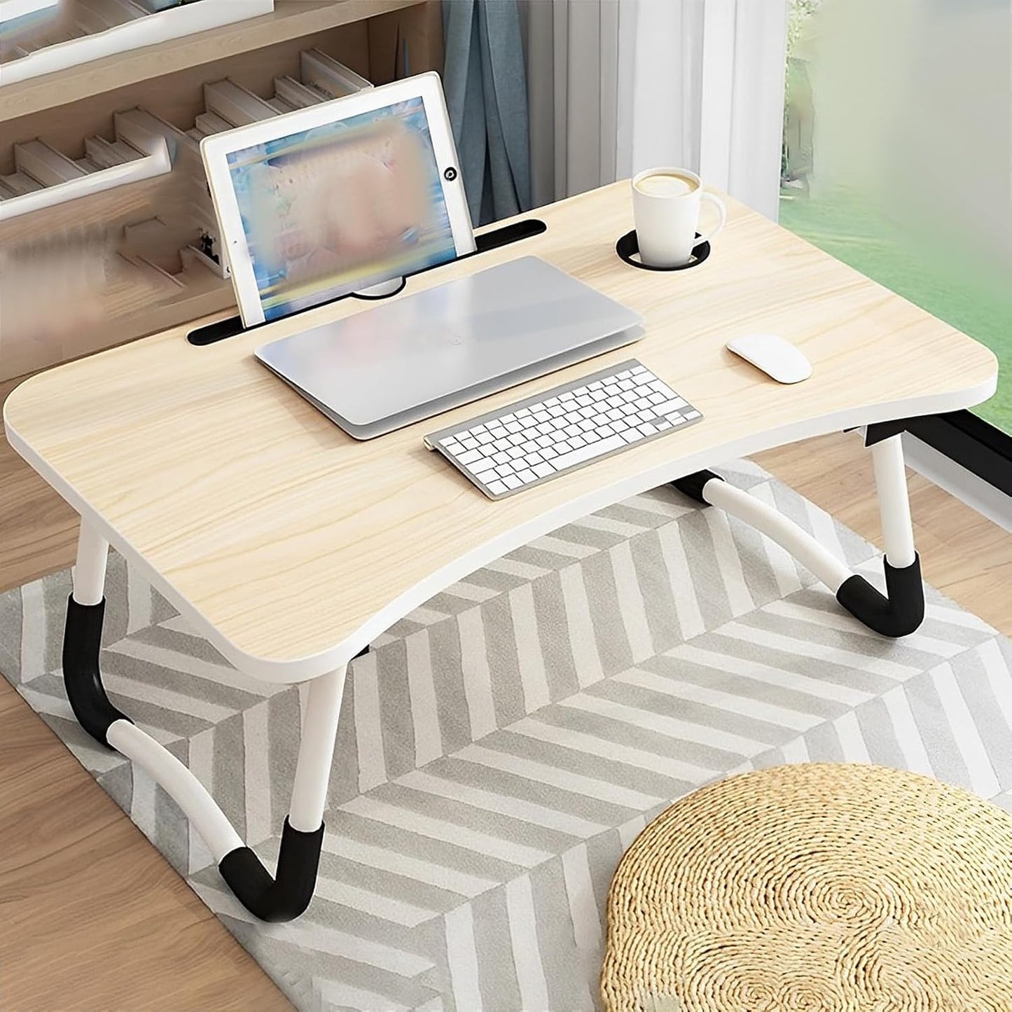 Laptop Bed Table with Drawer