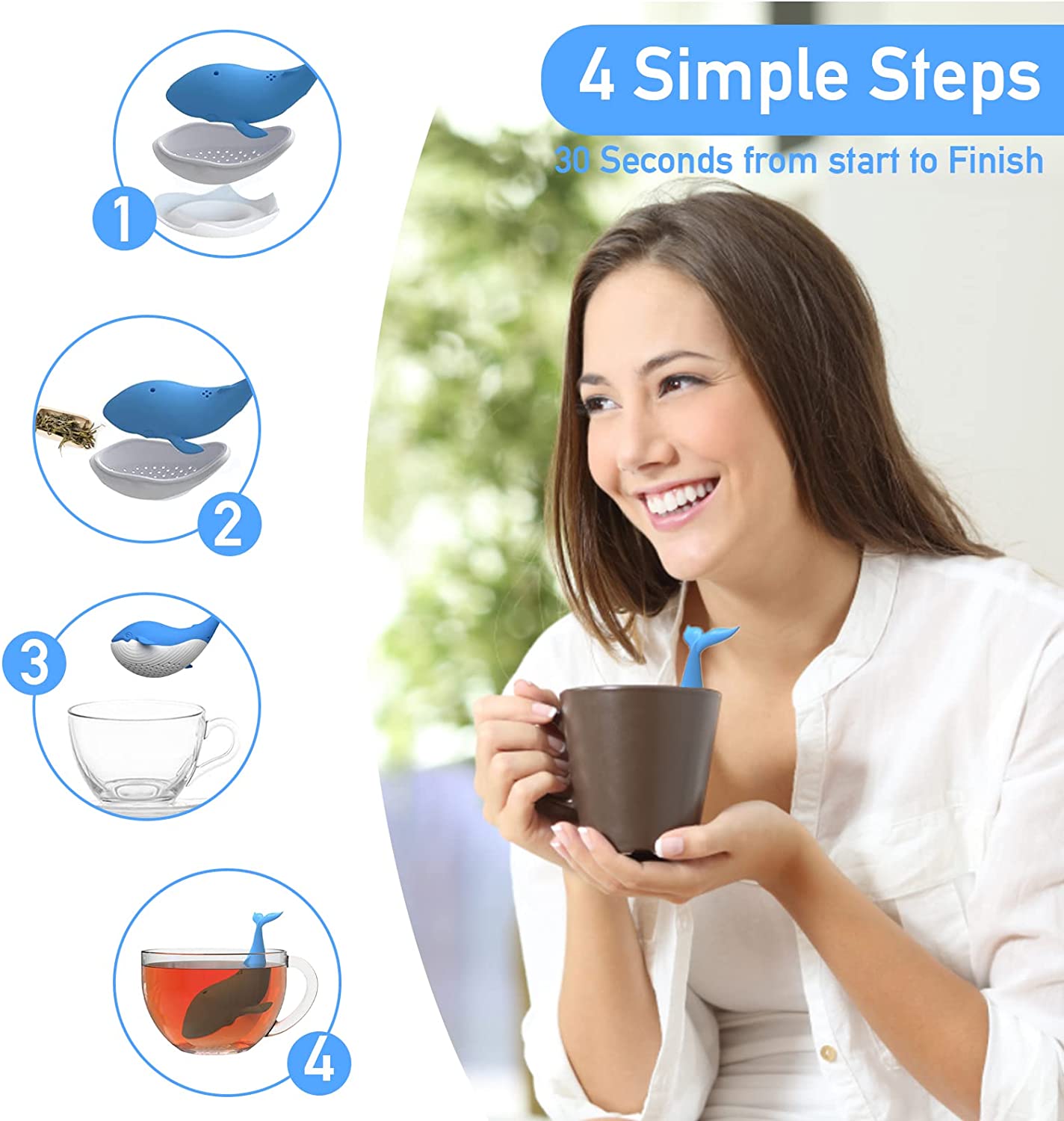 Tea Infuser Whale Tea Infuser Tea Strainer