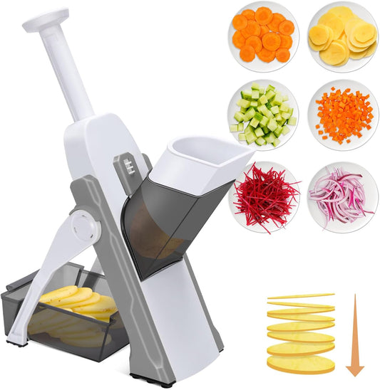 Vegetable Slicer Chopper Potatoes Cutter Gray