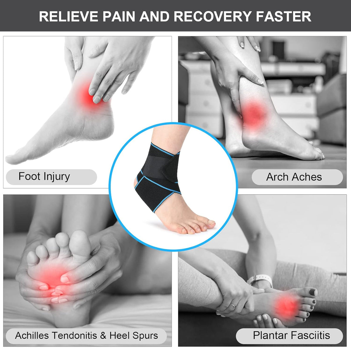 Ankle Brace Adjustable Ankle Support L