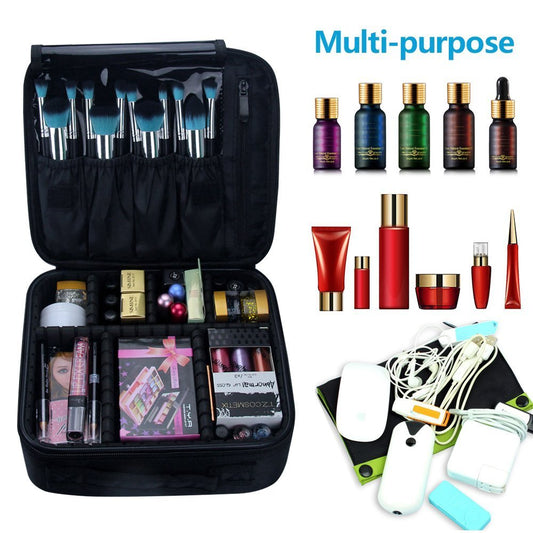 Travel Makeup Organizer Carrying Case