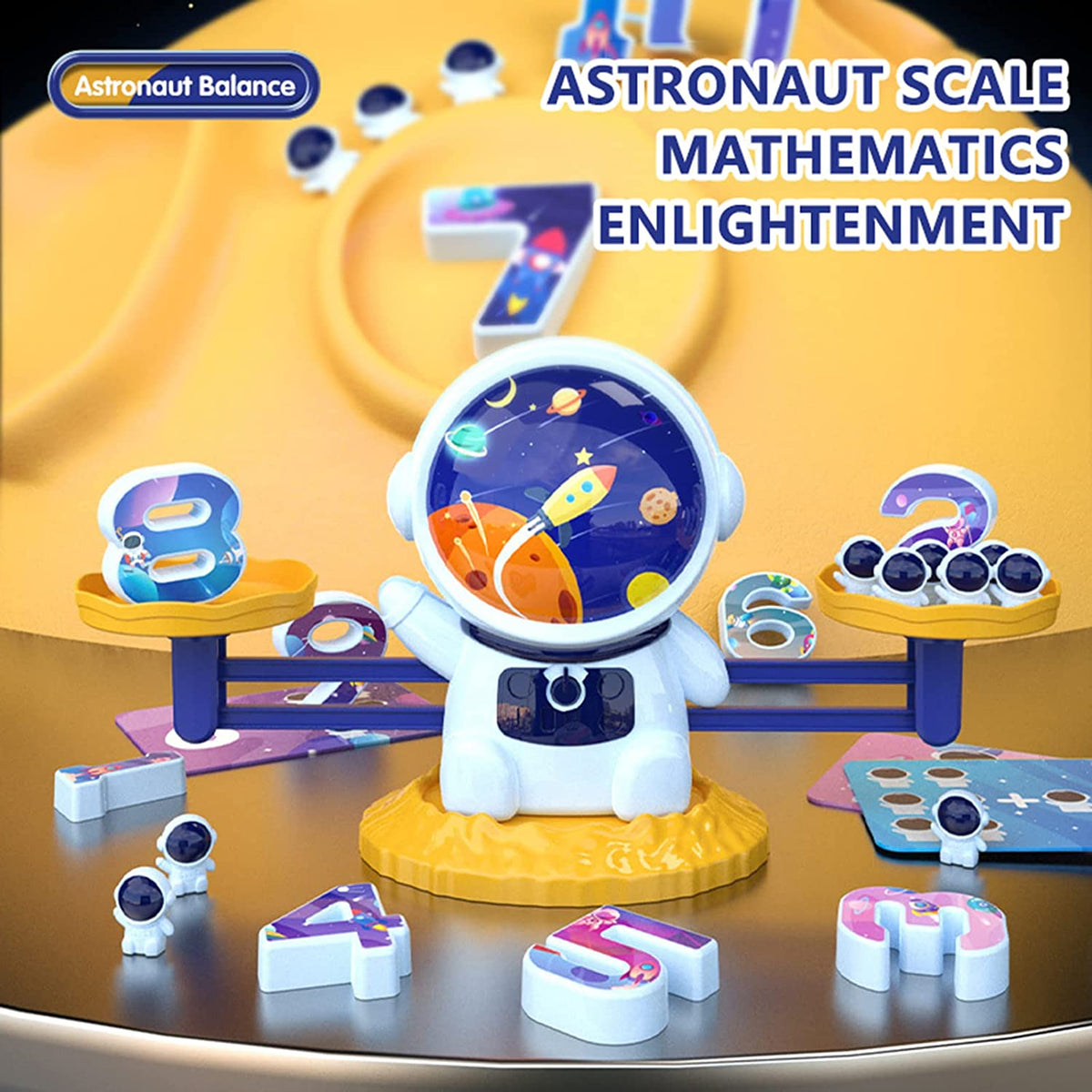 Math Asternaught Scale Montessori Balance Scale Math Education Toy Creative Intelligence Toy ...