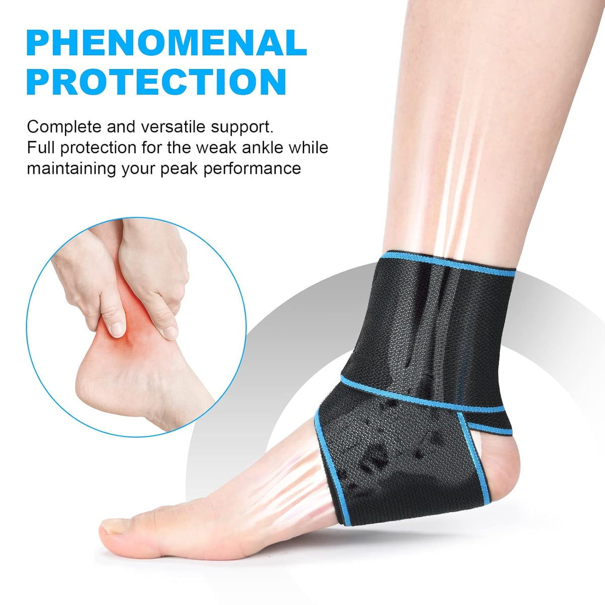 Ankle Brace Adjustable Ankle Support XL